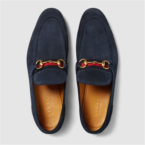 gucci blue suede horsebit loafers|Gucci suede horsebit loafers men's.